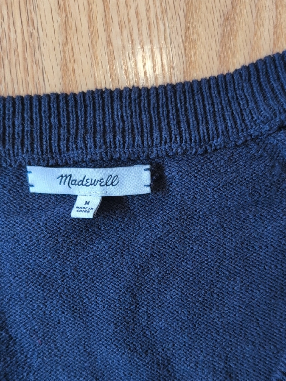 Madewell Short Sleeve Cropped Sweater Size M - Picture 2 of 5